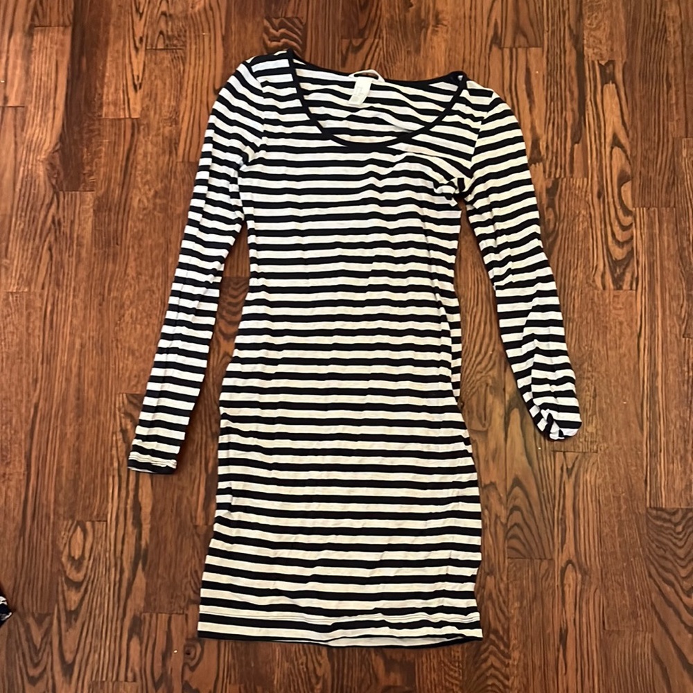Blue&White Striped Dress